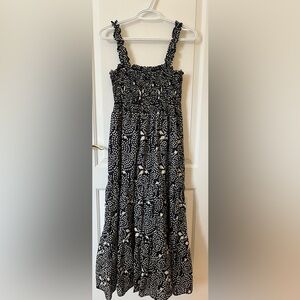 Mexx Navy and Cream Tiered Dress